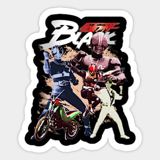 Kamen Rider Black vintage Sticker